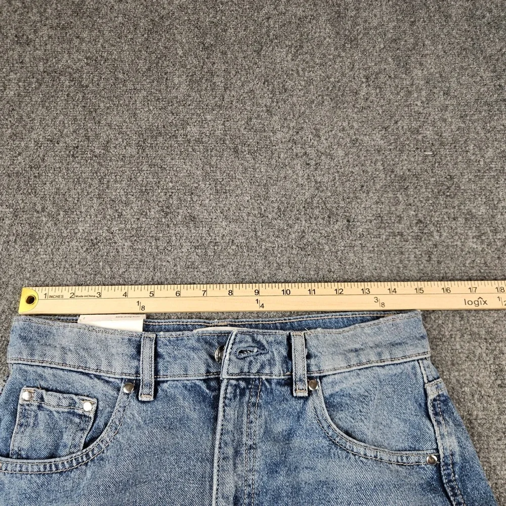 Jason Wu Jaime Barrel Ankle Jeans Super High Rise Light Wash Denim Size 2/27